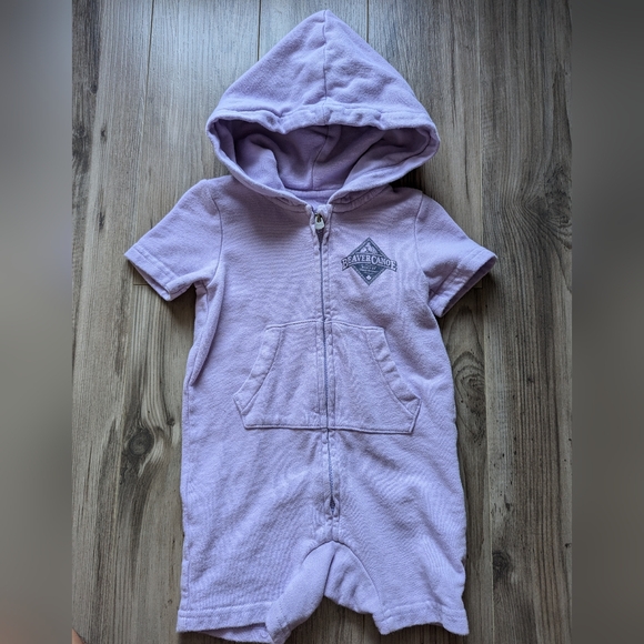 Baby Organic Beaver Canoe Kanga Romper - Picture 1 of 3